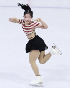 The audience was shocked by Ami Nakai's facial expression during her explosive spin!