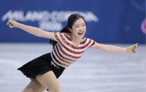 Ami Nakai's passion is worthy of the audience award! The deep edge marks left on the ice immediately after her performance