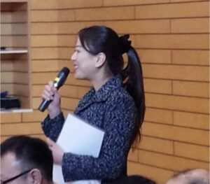 An impromptu interview with Yohei Matsumoto's wife, Sachiko Fujimoto, revealed the tense situation around their home.