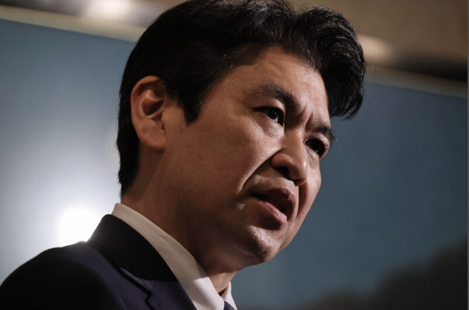 Yohei Matsumoto's mistress's face! Spotted in Akasaka at night.