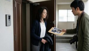 Here's the shocking scene of Yohei Matsumoto's wife, Sachiko Fujimoto, showing incredible kindness at the front door of their home!